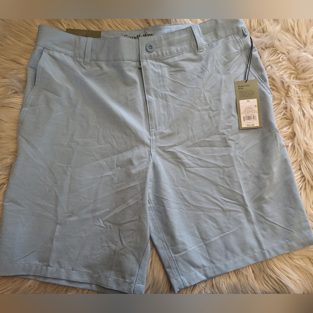 NWT Men's Hybrid Swim Shorts Size 34 9" Inseam